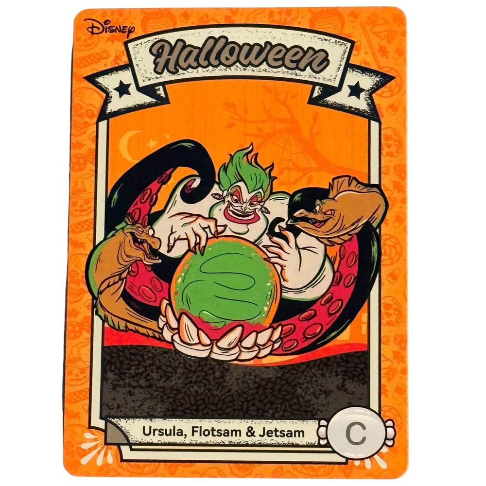 Disney Kakawow Joy Edition Ursula Flotsam Jetsam Halloween Card HLDJ-BWE-33 2024